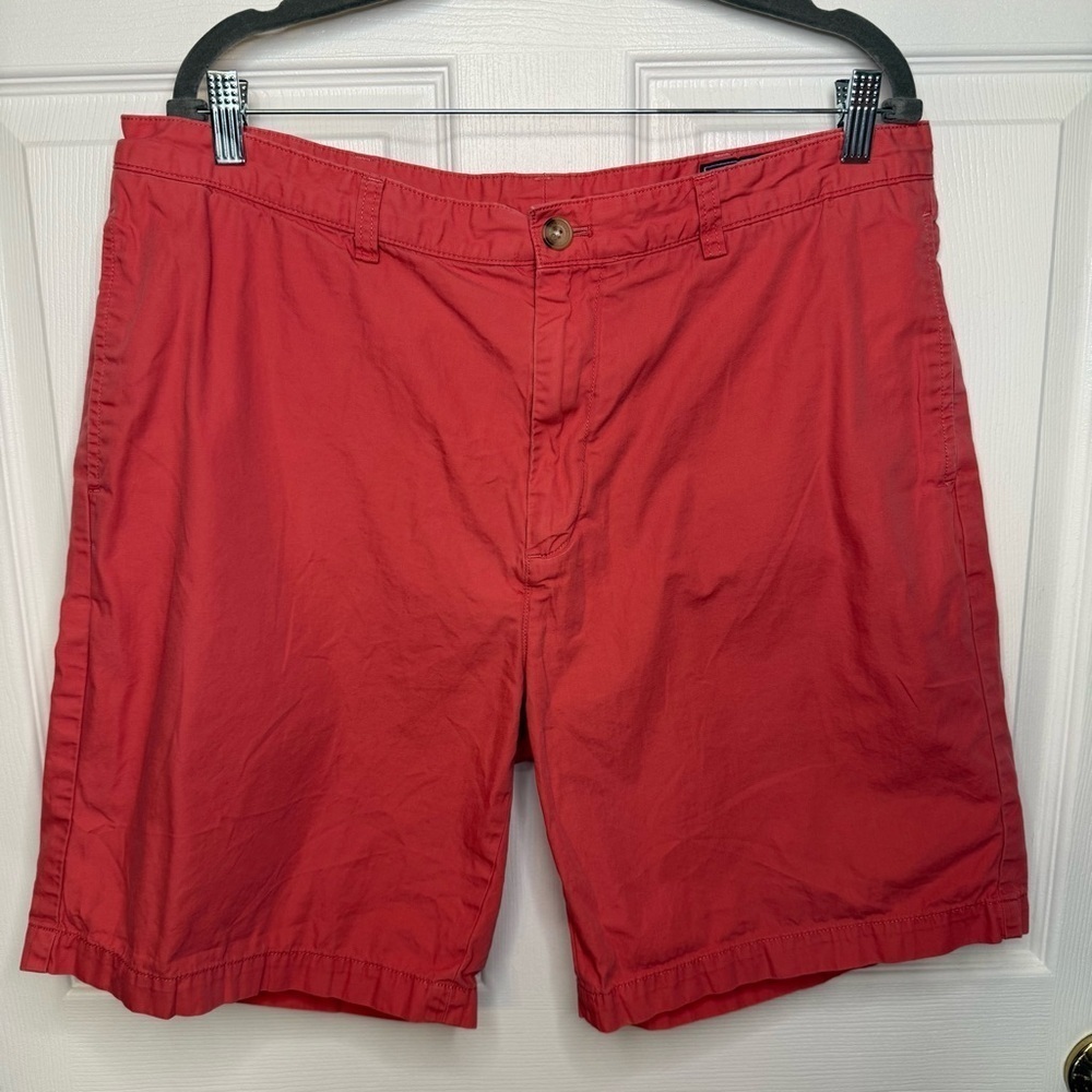 Vineyard Vines Club Khaki Chino Short Men’s Size 38 Salmon Pink GUC